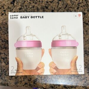 Baby Bottle 2-Pack - Pink